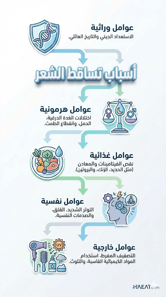 أسباب تساقط الشعر | 8 أخطاء تدمر شعرك 22 image 23