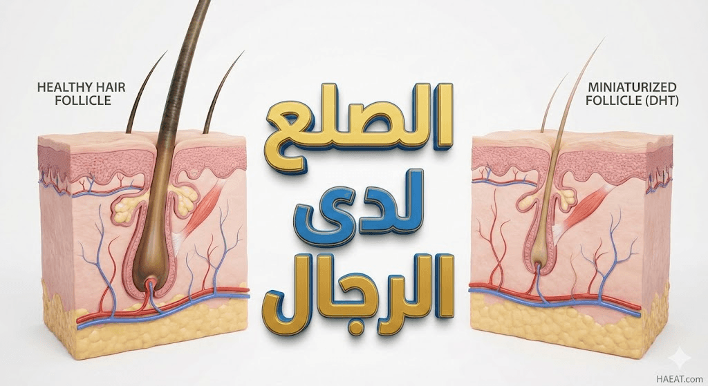 الصلع لدى الرجال، أسبابه وعلاجه | 7 أسباب لتساقط الشعر 20 image 13