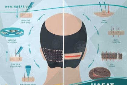 الفرق بين زراعة الشعر بتقنية DHI وتقنية البيركوتان
