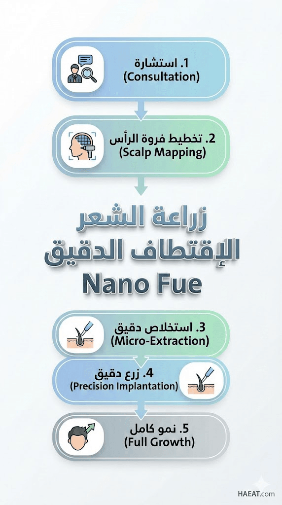 زراعة الشعر بتقنية الإقتطاف الدقيق Nano Fue | 5 مزايا 22 image 241