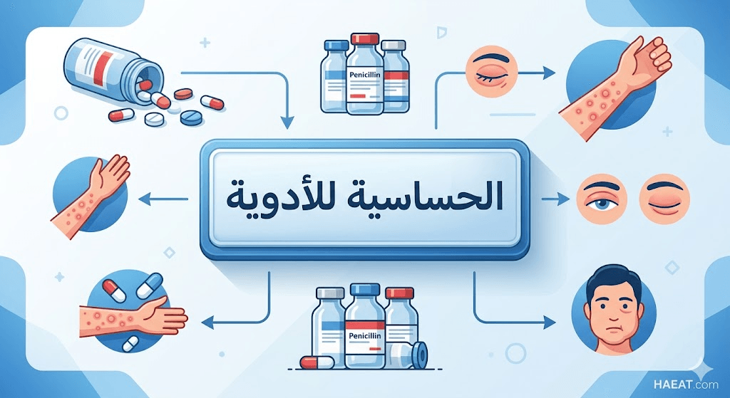 الحساسية للأدوية | 7 حقائق عن الأعراض، الأسباب، والعلاج 21 image 586