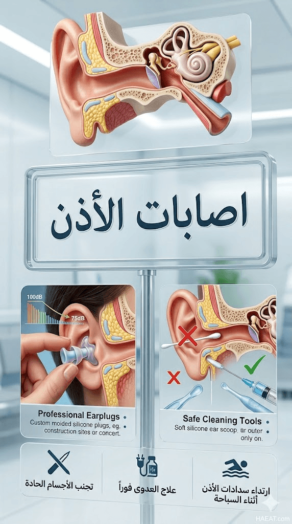 اصابات الأذن | 9 نصائح عن الوقاية، المضاعفات، والعلاج 22 image 676