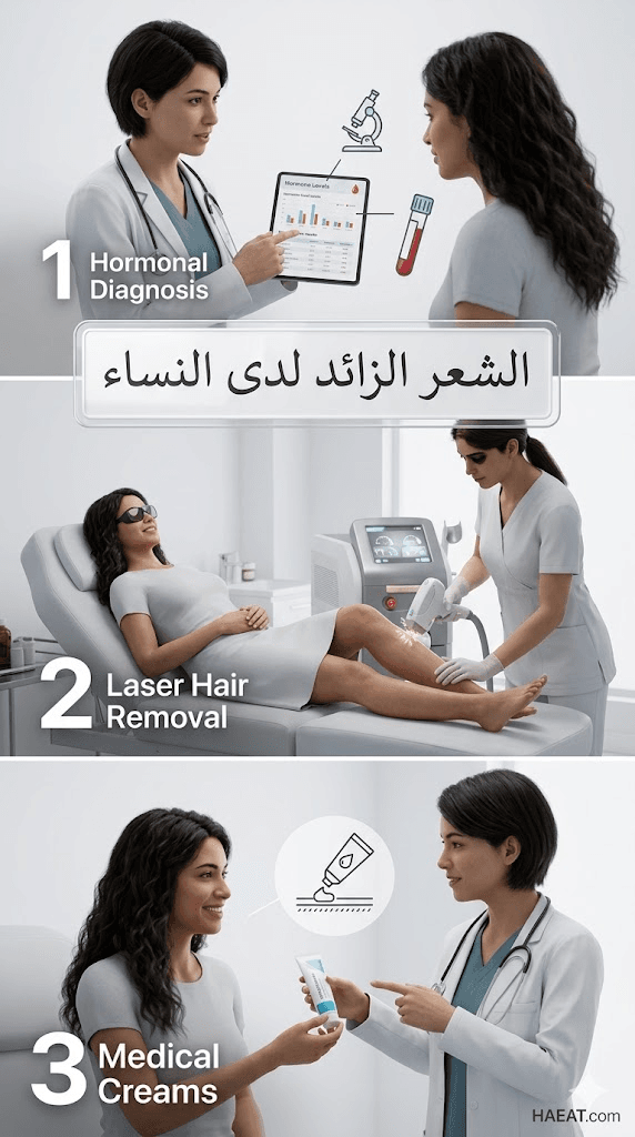 الشعر الزائد لدى النساء | 5 طرق للتشخيص، الوقاية، والعلاج 22 image 298