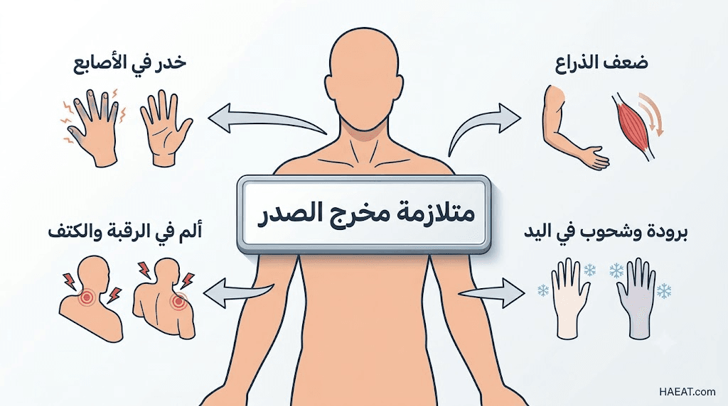 متلازمة مخرج الصدر | 5 حقائق عن الأعراض، الأسباب، والعلاج 21 image 659