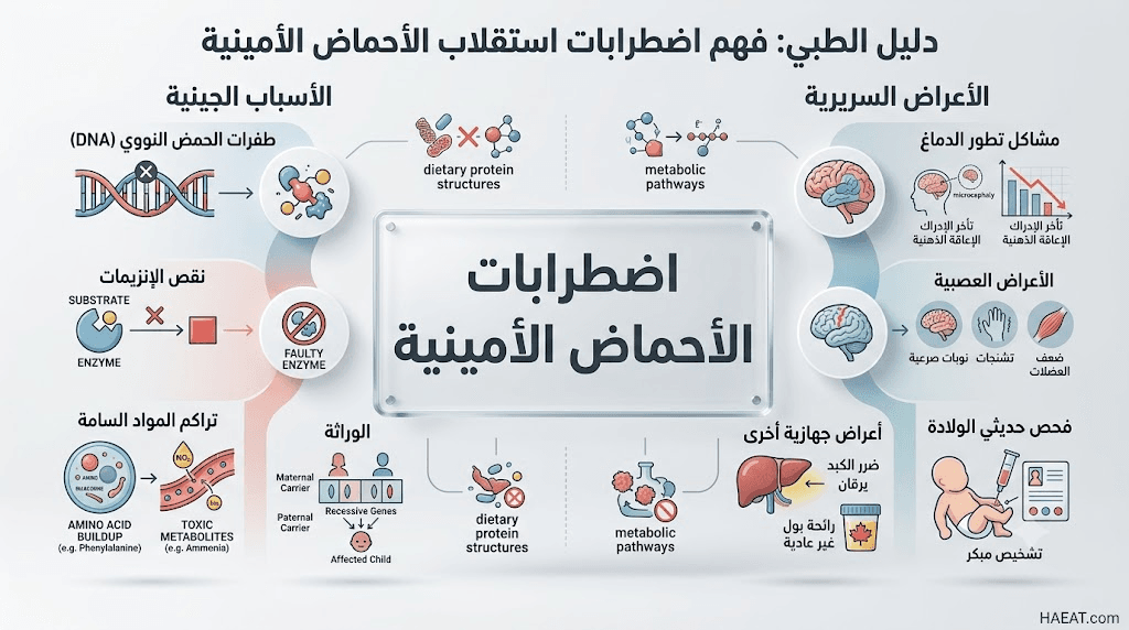 اضطرابات الأحماض الأمينية | 7 حقائق، الأسباب، والتشخيص 21 image 57